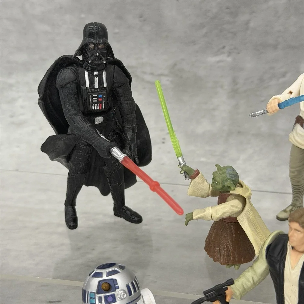 Star Wars Luke, Han Solo, C-3PO, R2-D2, Chewbacca Yoda, Darth Vader Lot of 7